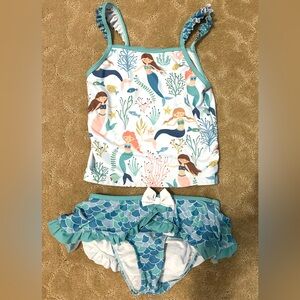 Millie lives Lily Girls size 7 Tankini Bikini Bathing Suit Mermaids